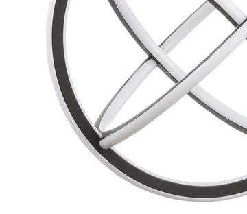 Orbit 16.5" Adjustable Integrated LED Metal Pendant - JONATHAN Y